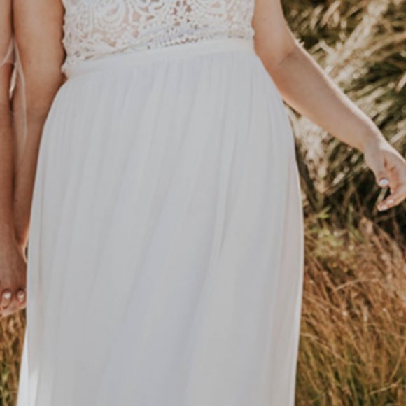 Made With Love Sofia Gown With Sasha Lace Bodice - Picture 7 of 9